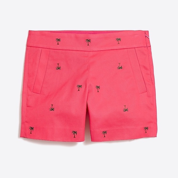 J. Crew Factory Pants - J. Crew Embroidered Chino Shorts Sz 10